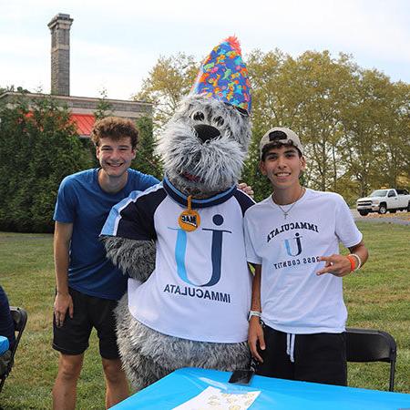 Student Life at Immaculata University - Students with Mighty Mac